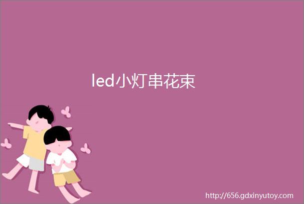 led小灯串花束